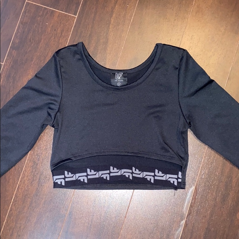 LF THE BRAND LONG SLEEVE TOP WITH BRANDED STRAP